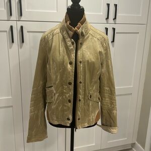 Free people Beige jacket, button up, size 12